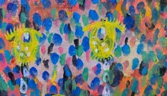 Noriko Ito „Untitled“ Original Oil on Canvas Signed by Artist