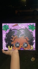 Alternative Black Betty Boop Painting