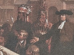 Oil Painting By Benjamin West William Penns 1683 Treaty With The Indians Framed