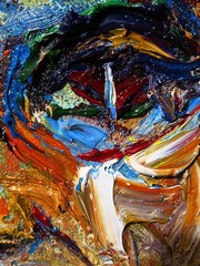 GIRL PORTRAIT OIL█PAINTING REALISM ART█SIGNED VINTAGE ORIGINAL OUTSIDER SCREAM A