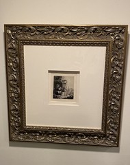 “Christ And The Woman Of Samaria Among Ruins” Etching Lithograph with COA