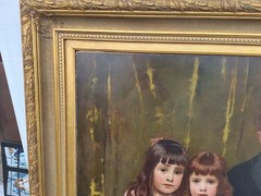 Arthur John Elsley 1860-1952 English Artist 1889 Large Oil Painting On Canvas