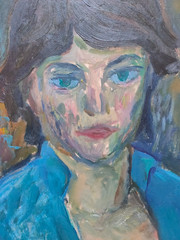 Portrait of Antonina. Artist M. Ya. Koshel.