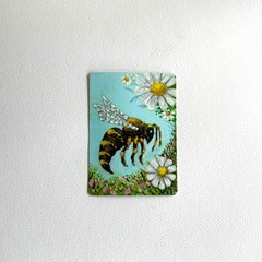ACEO Original Art Card Mixed Media 3.5 x 2.5 Inches