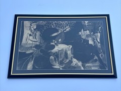 MID CENTURY PAINTING DRAWING ABSTRACT EXPRESSIONISM MODERNISM LARGE 1960’S