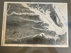 1862 Map,Illustrated London News, Civil War In America,Virginia,Richmond