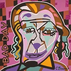 JOKER Wall Art Size 14″×14″ Signed By Artist CBaum