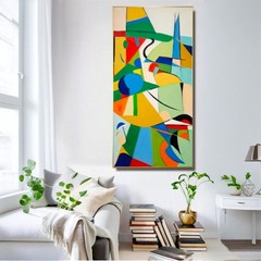 Hand-painted acrylic/oil paintings original works by artist, modern abstract art