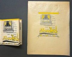 1934 LITTLE GOOSIE GOSLING by Helen & Alf Evers ORIGINAL ILLUSTRATION Paintings