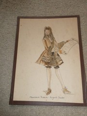 Vintage 1940s Original Ink and Watercolor Portrait Klothe Painting Man Doctor