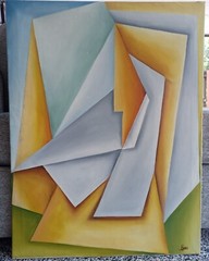 Original oil on canvas painting hand signed