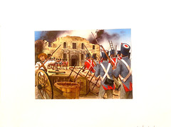 Original Artwork Pen and Ink of The Texas Revolution Battle of the Alamo G2U