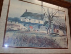 Runulph Bye Watercolor Painting “Country House” Framed Print Country Living!