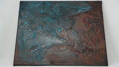 Abstract Grand Canyon – Canvas – Oil Pastels – 16″x20″ – Original Piece