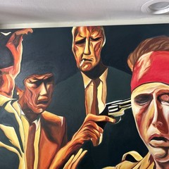 “One shot” Original Oil On canvas 5 Feet X 4 Feet.