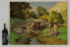 Laszlo KARPATHY (1900–1945) Artprice up to €1400, Three Nude Figures, oil,signed