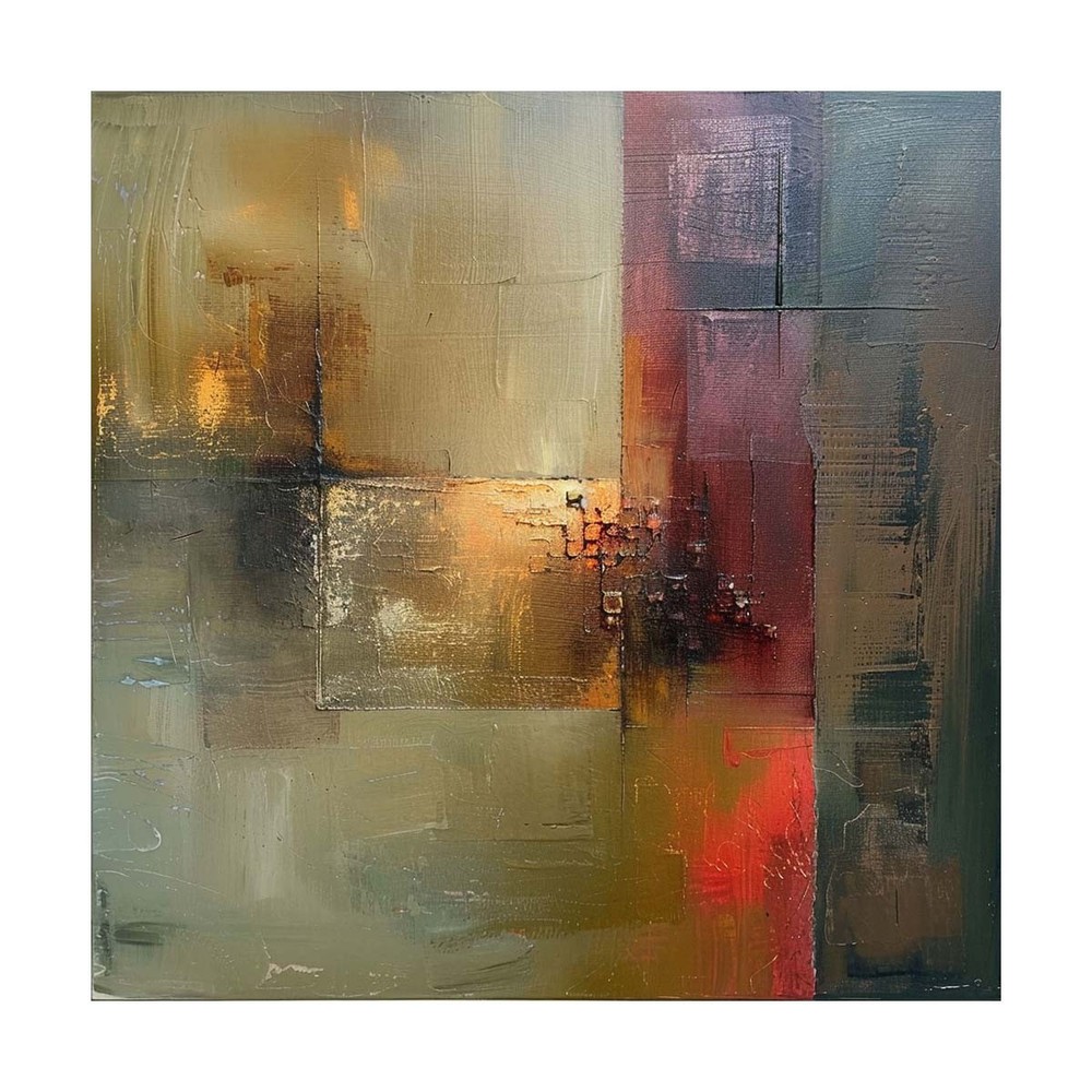 Large Textured Abstract Acrylic Oil Painting On Canvas Handmade Artwork A172