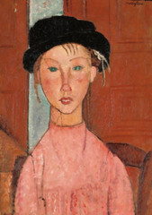 Amedeo Modigliani Signed Oil Painting on Canvas 16×24 in Modernism ..