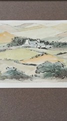 German artist Heck. Watercolor. Original 1990-2000 4