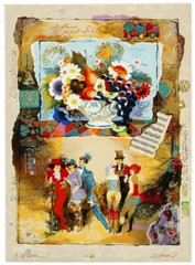 “ Sweet Memories “ Serigraph by Alexander Wissotzky 32.25 “ X 23.75 “