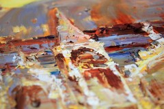 Basilica San Marco Original Oil Painting Venice Architecture by S Chernyakovsky