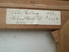 Signed painting,