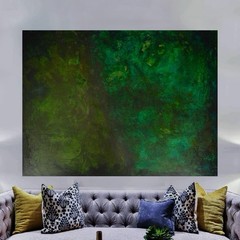 Mark Little Original Giant Canvas Painting 84”X62” (7 Foot) Abstract Modern XL