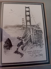Golden Gate Bridge San Francisco by famous artist Don Davey