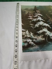 Winter Cabin in the Woods Painting/Print on Canvas Eugene Garin Artist