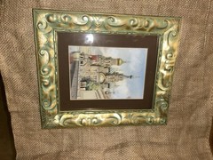 Original Russian ST PETERSBURG CHURCH OF SAVIOR Watercolor 11”W 13”T Signed