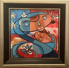 LEBO: Mother and Child Let Freedom Ring by Le Batard, As David (Lebo) ON SALE