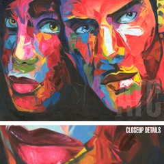 47W“x35H“ COUPLE FRANCOISE NIELLY-Style STRETCHED ORIGINAL OIL PAINT ON CANVAS