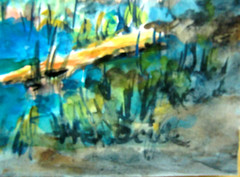 Walter Maria Hendrick #2 (36x48cm) „Mountain Lake“