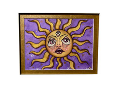 „Cosmic Connections“ Original Acrylic Painting by Randi Skorupski 11″ x 14″