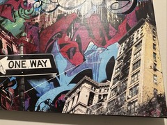 graffiti canvas art Lithograph By INS