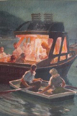Harry Lawrence Gage American impressionist painting circa 1950-1960