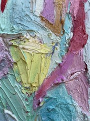 Island Spirits “Abstract “ An Acrylic Original Painting 16”x12”Victoria Heisler