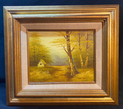 Phillip Cantrell Oil on Canvas Painting 17×15″
