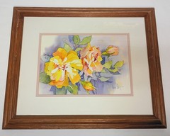 Oringinal Watercolor Painting by Rose Edin