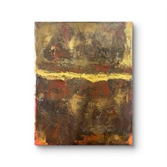 Concrete UNFRAMED Abstract Сanvas wall-art signed 11×14 Brand New