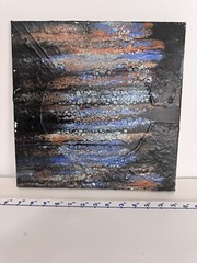 Vibrant Abstract Acrylic Pour Painting – Modern Wall Art – Resin Coated