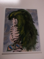 Signed Original ‚Tiger Spell‘ Acrylic Painting Limited Collectible Dream Catcher