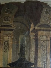 Antique Neoclassical 18th Century Landscape Oil Painting by Huberto Robert (x2)