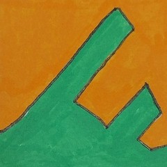 DOLLHOUSE Art MINIATURE Hand painted WALL PICTURE ABSTRACT ~ 2 Inch Painting