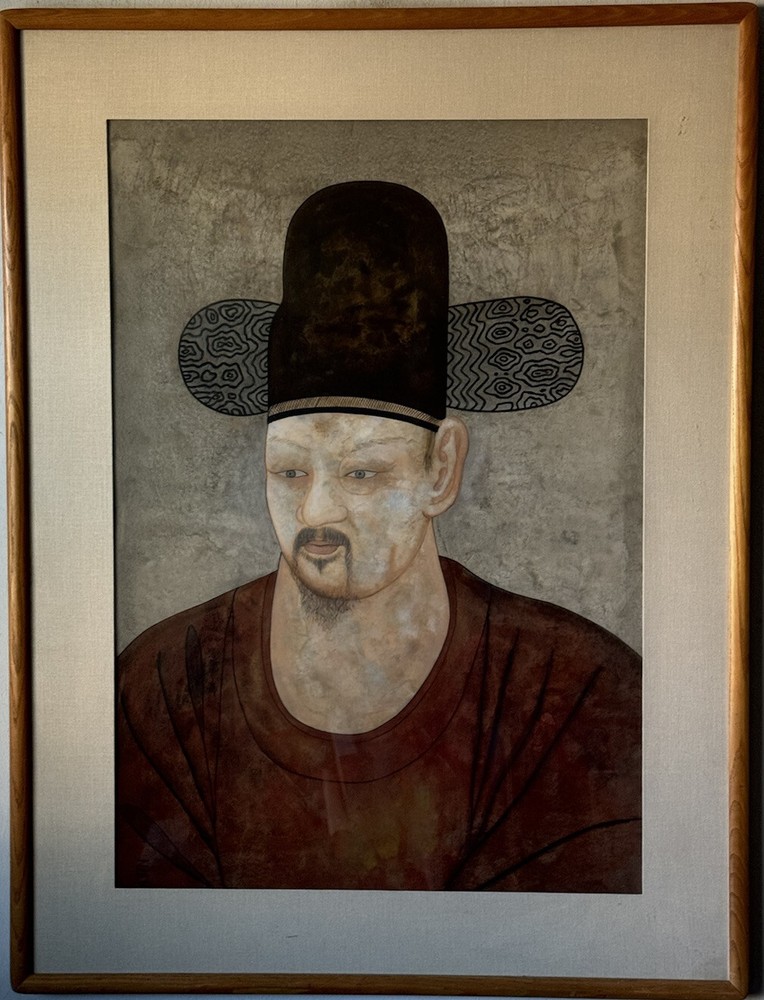 IMPORTANT ANTIQUE KING YEONGJO OF JOSEON DYNASTY PORTRAIT PAINTING OLD KOREAN