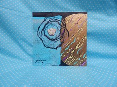 ORIGINAL HAND PAINTED COLLAGE ART READY TO FRAME USA BY SUE FURROW