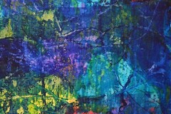 Jackson Pollock style￼￼ Canvas painting￼ 72” X 60”Abstract,Modern,XL,5ftX6ft