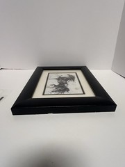 Lepa Zena by Marta Gottfried Canvas Art 12.5×10.5 x 1″ in Black Frame