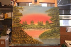 original oil paintings direct from artist 16×20 Sunrise Unframed