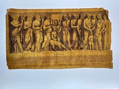 1693 Antique Pietro Santi BARTOLI Engraving NVPTIAE 17thC Fresco Collection Mark